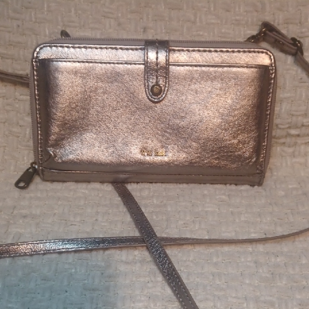 The Sak Metallic Crossbody Bag